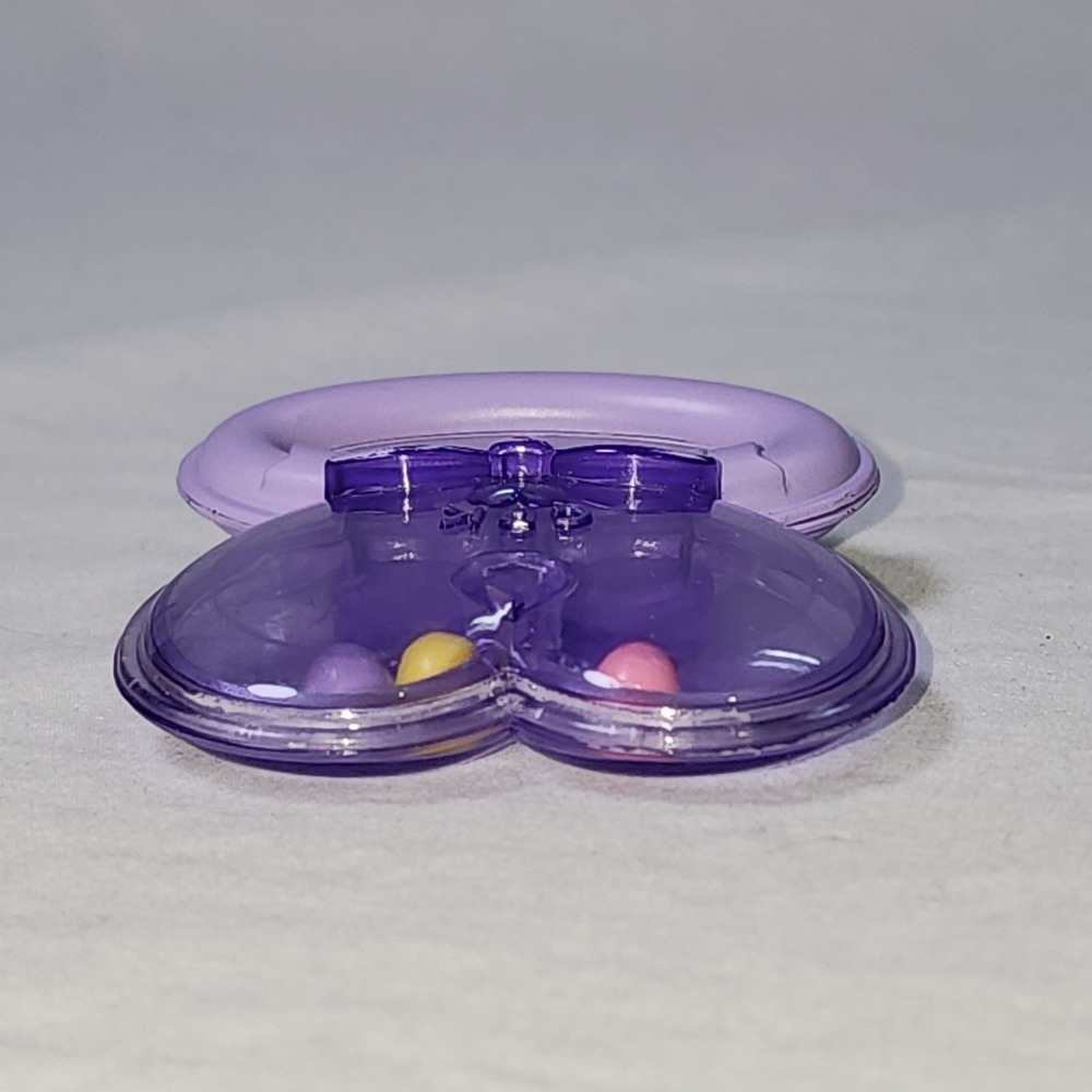 CPK Purple Clear Heart Replacement Baby Doll Rattle 2004 Vintage Cabbage Patch - Picture 8 of 8
